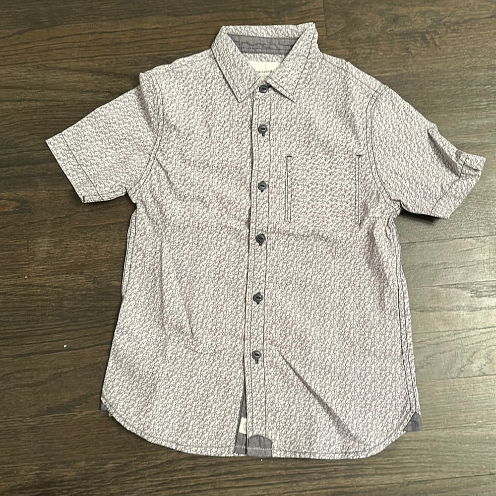 Paper denim size 5 button-down short sleeve